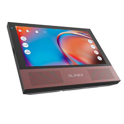 картинка Slinex Sonik-7 Cloud цвет черный. 7" AHD Видеодомофон с переадресацией входящего вызова от компании Intant